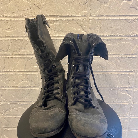 Steve Madden - Cablee genuine leather size 10 combat boots - Picture 6 of 6